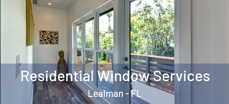  Residential Window Services Lealman - FL